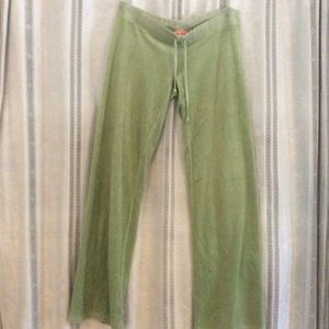 Juicy Couture velour track pants y2k size small